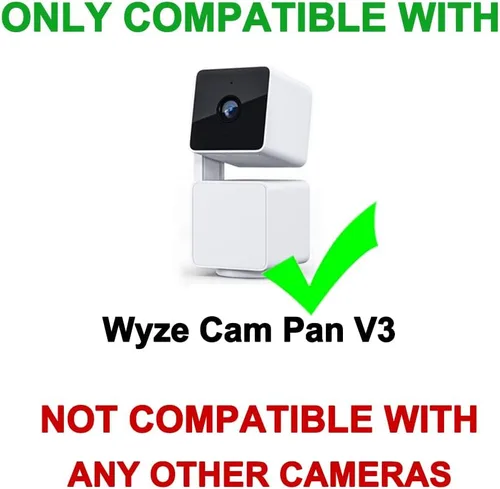Vista 2 de JJMASEE - Cable de extensión micro USB de 10 pies y 90° para Wyze Cam Pan V3, paquete de 2 Flat weatherproof Micro USB cable for Wyze Cam Pan V3