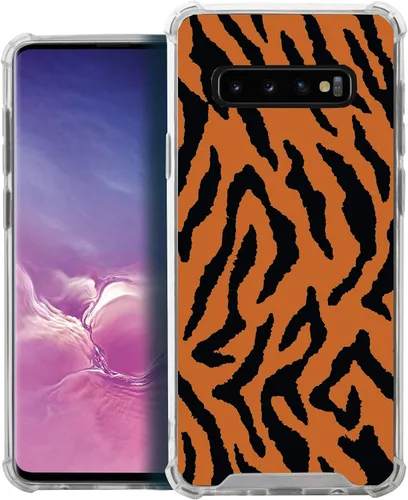 Vista 11 de CasesOnDeck - Funda compatible con Samsung Galaxy S10+ S10 Plus 6.4 pulgadas] S10+ Funda delgada, transparente y flexible de poliuretano