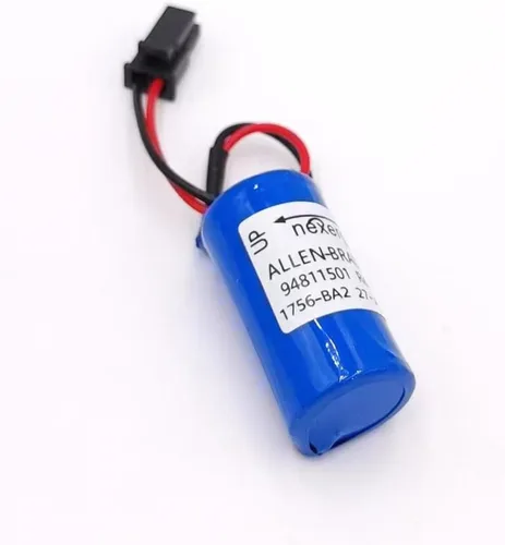 Vista 2 de Paquete de 2 baterías de repuesto para Allen Bradley 1756-BA2 BR2/3A-AB 1745-B1