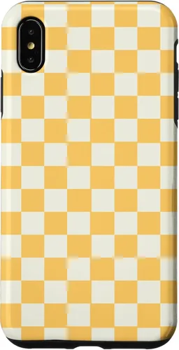 Vista 11 de Yellow Checkered Checker Checkerboard Classic Pattern Case for iPhone 17