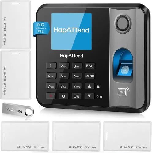 Vista 7 de Tarjetas de tiempo, paquete de 10 tarjetas RFID para empleados compatibles