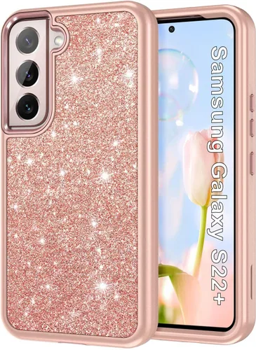 Vista 19 de Btscase Funda para Samsung Galaxy S22+/S22 Plus 5G, Patrón de Mármol 3 en 1 Resistente a Prueba de Golpes de Servicio Pesado Cuerpo Completo Rígida