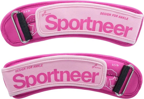 Vista 19 de Sportneer Pesas de tobillo de 0.5/1/2/3/5 libras, 1 par de pesas de muñeca y pierna para mujeres, hombres, niños y niños con correas ajustables