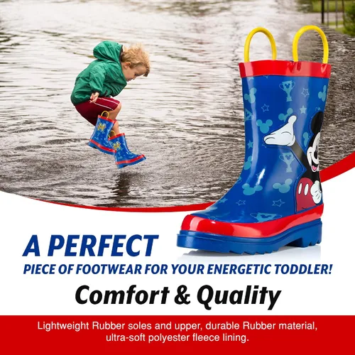Vista 5 de Disney boys Rubber Rainboots