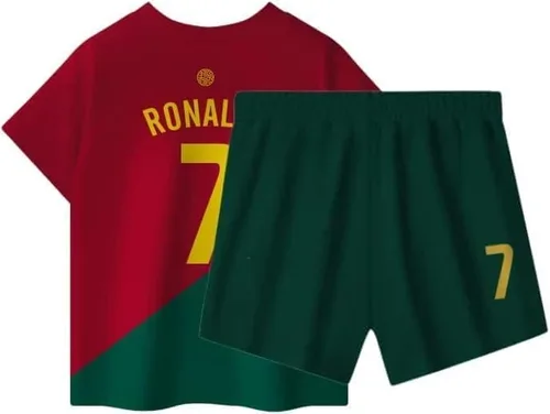 Vista 2 de Juego de camisetas de fútbol para niños con insignia de pelota de fútbol para niños y jóvenes (26, CL) talla 26, CL