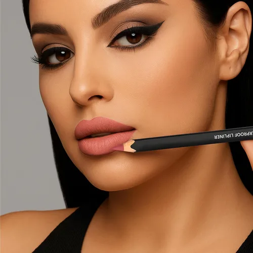 Vista 7 de Lápiz de labios de Sorme Cosmetics, permanente e impermeable de 0.06 oz, Castaño