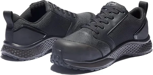 Vista 5 de Timberland PRO - Botas de trabajo para mujer, color negro y gris