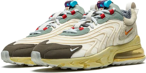 Vista 2 de Nike Air Max 270 React CT2864 200 Travis Scott - Senderos de cactus - Talla 14, Crema claraestrella de marniebla oscura, 14