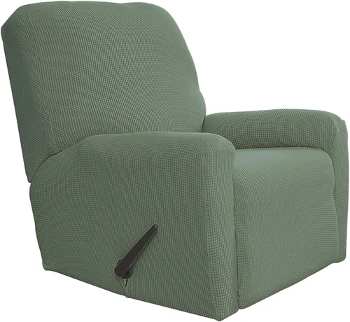 Vista 94 de Easy-Going Funda Elástica para Sofá Reclinable Cobertor de Sofá 4 Piezas Protector de Muebles Sofá Suave con Fondo Elástico Poliéster Spandex Tela