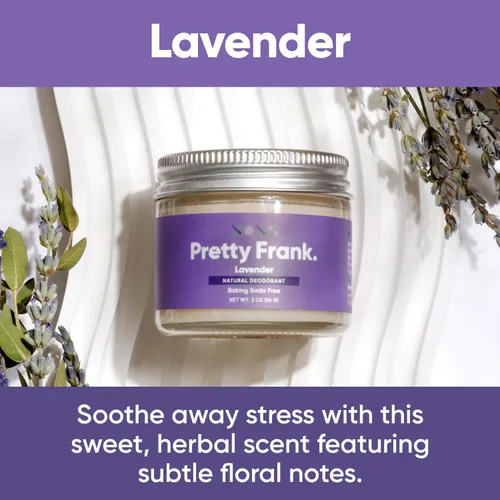 Vista 7 de Pretty Frank Lavender - Pasta desodorante sin aluminio (anteriormente Primal Pit Paste) sin bicarbonato de sodio, piel sensible, control de olores
