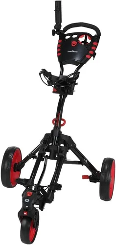 Vista 2 de Carrito de golf plegable de 3 ruedas SwivelEase de 360° de golf