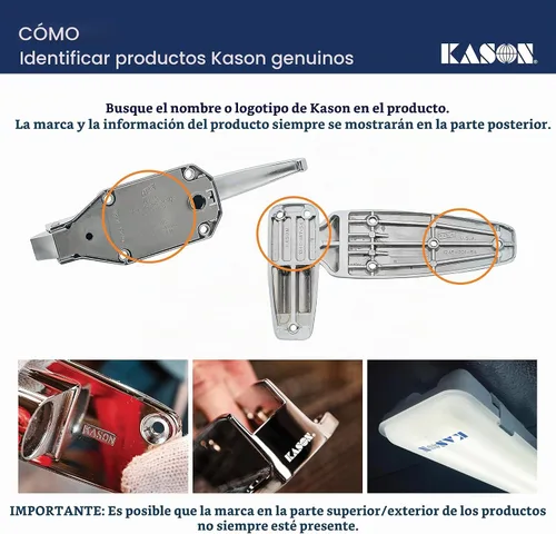 Vista 7 de Kason 1248000004 Bisagra asistida por resorte, paquete de 2, desplazamiento al ras