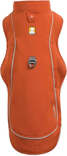 Vista 6 de Ruffwear, Combo de arnés y chaqueta Overcoat Fuse para perros, Naranja Canyonlands, Mediano Púrpura (Purple Sage)