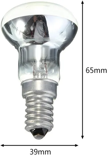 Vista 6 de Edison Bombilla E14 Soporte de luz R39 Reflector Spot Bombilla Lava Lámpara Incandescente Filamento Lámpara