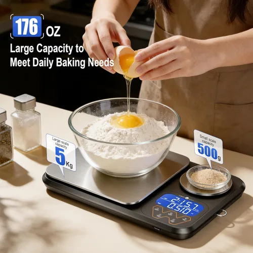 Vista 10 de Peso dual recargable de las básculas de la cocina de la comida