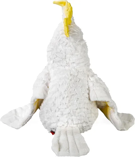 Vista 4 de Wild Republic Colección de artista, cacatúa con cresta de azufre, regalo para niños, 15 pulgadas, juguete de peluche, relleno es botellas de agua