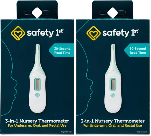 Vista 8 de Safety 1st Termómetro de guardería 3 en 1, analógico