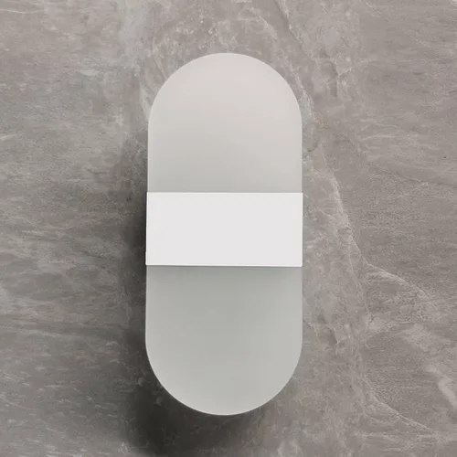 Vista 9 de Modernos apliques de pared, 2 lámparas de pared LED acrílicas para sala de estar, dormitorio, pasillo, funciona con pilas USB recargable, luz