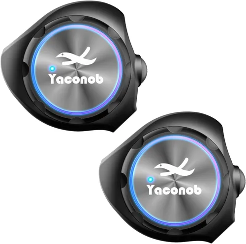 Vista 8 de Auriculares Bluetooth Y3 para casco (más adecuados para parejas), teléfono de respuesta automática, intercomunicador, música, intercomunicador