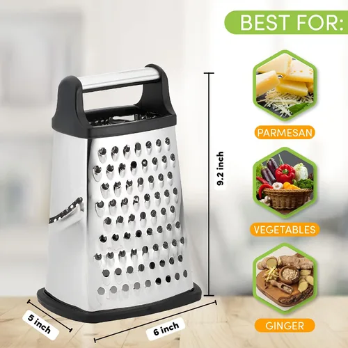 Vista 5 de Spring Chef Paquete de pelador giratorio y rallador profesional XL Box - Negro