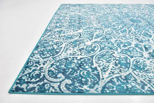 Vista 33 de Sofia, alfombra clásica de diseño abstracto, Polipropileno, Gris oscuro Gris/gris (Dark Gray/Gray)