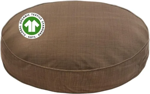 Vista 46 de Molly Mutt Pequeña Funda para Cama de Perro, Amarillo por la Mañana, Verde Oliva y Azul Claro