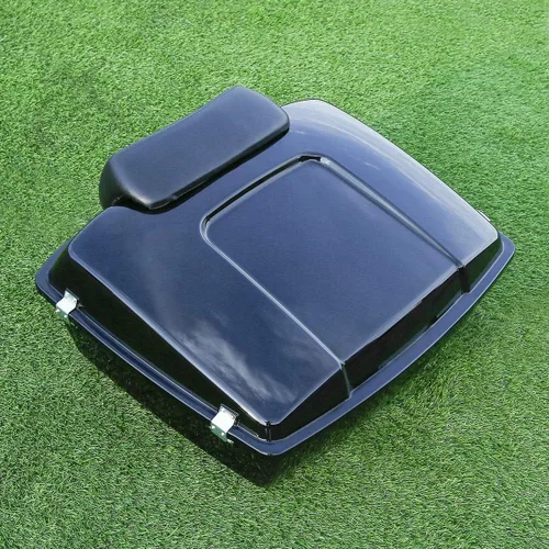 Vista 8 de TCT-MOTORPARTS Tronco y respaldo picados color negro vivo para Harley 1997-2013 Touring Electra Glide Ultra Limited Street Glide Raod Glide