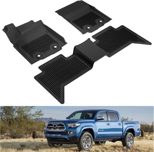 Vista 16 de KIWI MASTER Alfombrilla de maletero de carga para Toyota 4Runner 2010-2024, repuesto OEM PT218-89112 para todo tipo de clima, forro de maletero TPE
