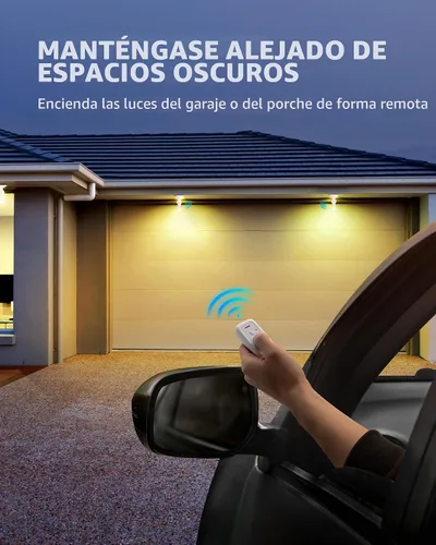 Vista 5 de DEWENWILS - Enchufe de luz inalámbrico con control remoto con interruptor, no necesita cableado