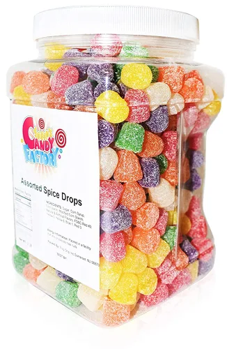 Vista 5 de Sarahs Candy Factory Gotas de Dulce con Especias Surtidas 3 Libras en Frasco