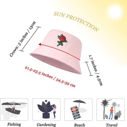 Vista 153 de ZLYC Gorra de pescador bordada de moda unisex para hombres y mujeres