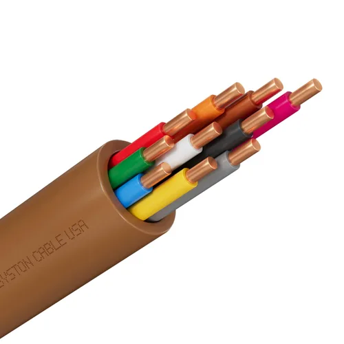 Vista 9 de Syston 18/2 Cable de control de termostato y timbre HVAC para calefacción, conductores 100% de cobre sólido CL3R/FT4/CMR nominal UL/ETL, resistente