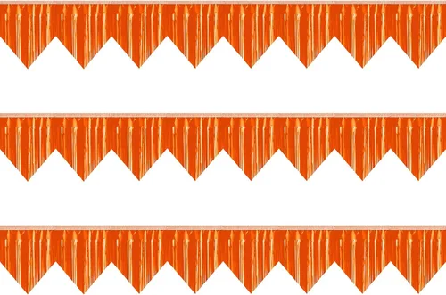 Vista 7 de Pancarta 3P con flecos metálicos para colgar en la pared, telón de fondo para desfiles, flotadores, guirnaldas, bodas, fiestas, graduación, clase