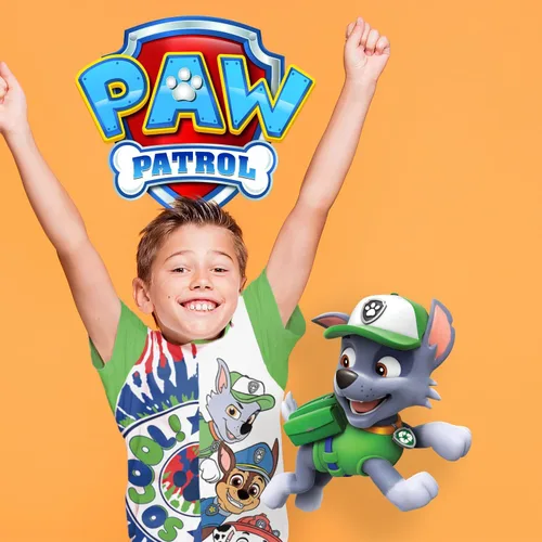 Vista 6 de Camiseta gráfica de Patrulla Canina (conjuntos) Marshall Chase Rubble Rocky Skye Everest Zuma para ropa de niños de cumpleaños a niños
