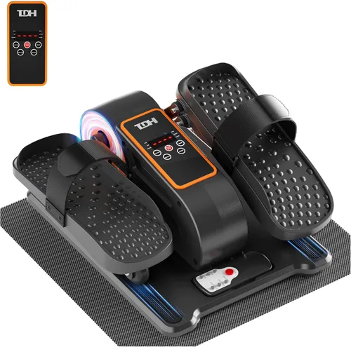 Vista 11 de TDH Under Desk Elliptical Machine Leg Exerciser Electric Quiet Portable Electric Pedal Exerciser While Sitting for Seniors Adult with 12