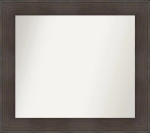 Vista 61 de Amanti Art Espejo personalizado, espejo de baño de veta de madera rústica William, espejo de pared o espejo de tocador de baño sobre el fregadero