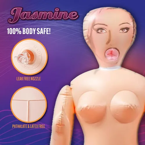 Vista 6 de Blush Novelties X5 - Muñeca sexual inflable de jazmín dulce para hombre, juguetes sexuales para adultos, 5 pies y 3 pulgadas, regalo realista