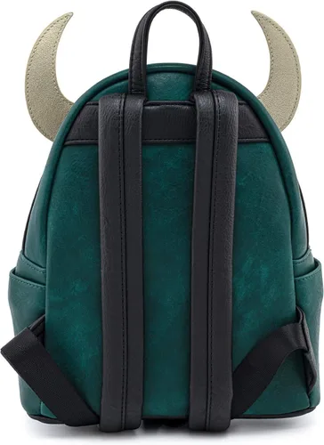 Vista 4 de Loungefly Marvel Loki Cosplay - Bolso de hombro para mujer, de piel sintética, doble correa, Multi, Classic