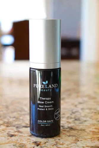 Vista 6 de Pureland Beauty Therapy Blow Cream - Tratamiento de reparación capilar sin enjuague, mascarilla hidratante para cuero cabelludo sensible y cabello