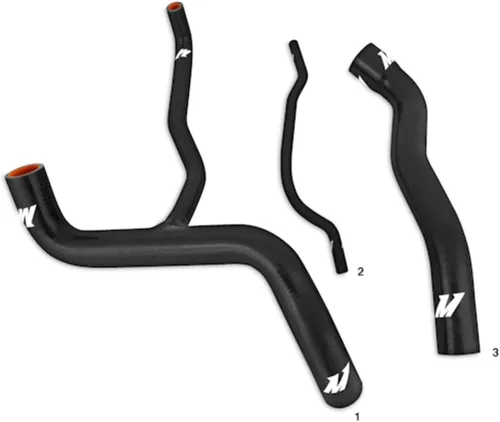 Vista 6 de Mishimoto MMHOSE-CSS-10BK Kit de manguera de radiador de silicona compatible con Chevrolet Camaro SS V8 2010-2011 negro