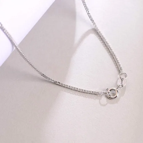 Vista 7 de iSTONE - Collar de plata de ley 925 con dije de lapislázuli para mujer, piedra preciosa natal con cadena de plata de 18 pulgadas