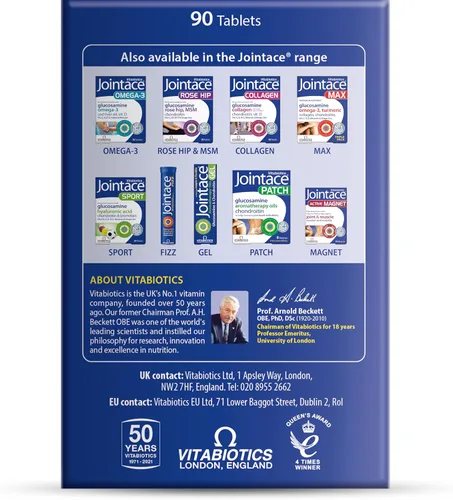 Vista 10 de Vitabiotics Jointace Glucosamina y Condroitina 90 Tabletas