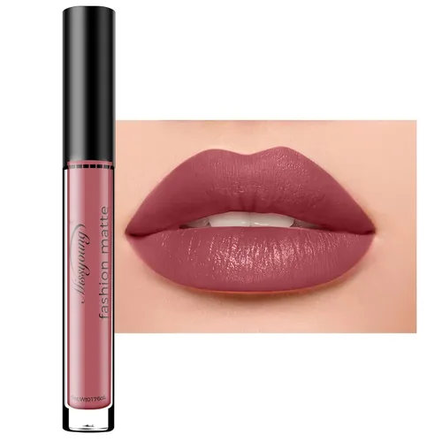 Vista 8 de Maquillaje de lápiz labial líquido gótico mate de Halloween, taza antiadherente impermeable y brillo de labios de larga duración, lápices labiales A1