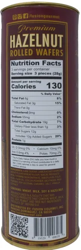 Vista 2 de Dolcetto Galletas de avellana gourmet rellenas de crema prémium - Paquete de 3 (3 onzas)