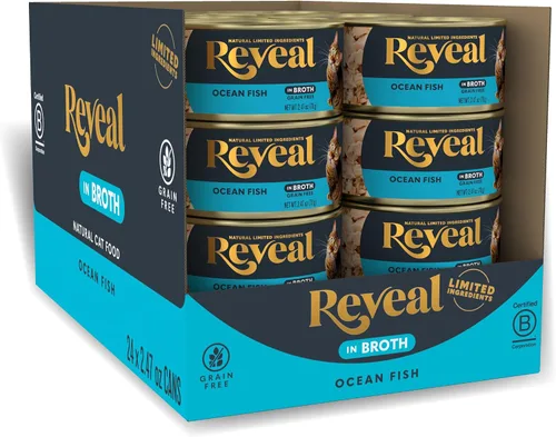 Vista 11 de Reveal Alimento Natural Húmedo Enlatado para Gatos, Ingredientes Limitados y Naturales, Sin Granos, Alto Contenido de Proteínas Sin Aditivos