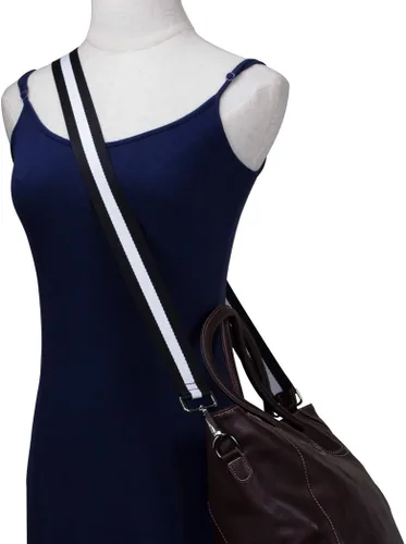 Vista 2 de ZANQANO Correa de repuesto para bolso cruzado para mujer, correas anchas ajustables de tela jacquard