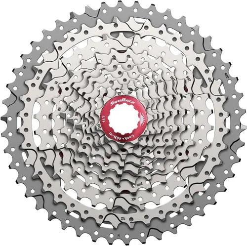 Vista 4 de SunRace CSMX3 1146T - Cassette unisex para adultos de 10 velocidades Negro