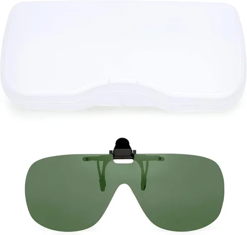 Vista 7 de JM - Gafas de sol polarizadas con clip sin marco para gafas de prescripción