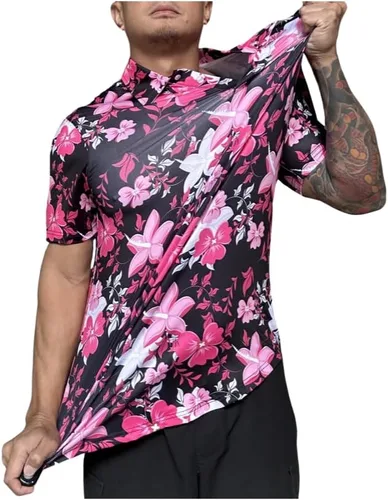 Vista 6 de Hacker Polo de golf divertido con gráfico loco Dri Fit Athletic Fit Golf