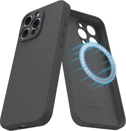 Vista 85 de Funda de silicona con soporte para iPhone 17 Pro [compatible con MagSafe] [Protección completa de la cámara] (6.3 pulgadas 2025), fundas de teléfono
